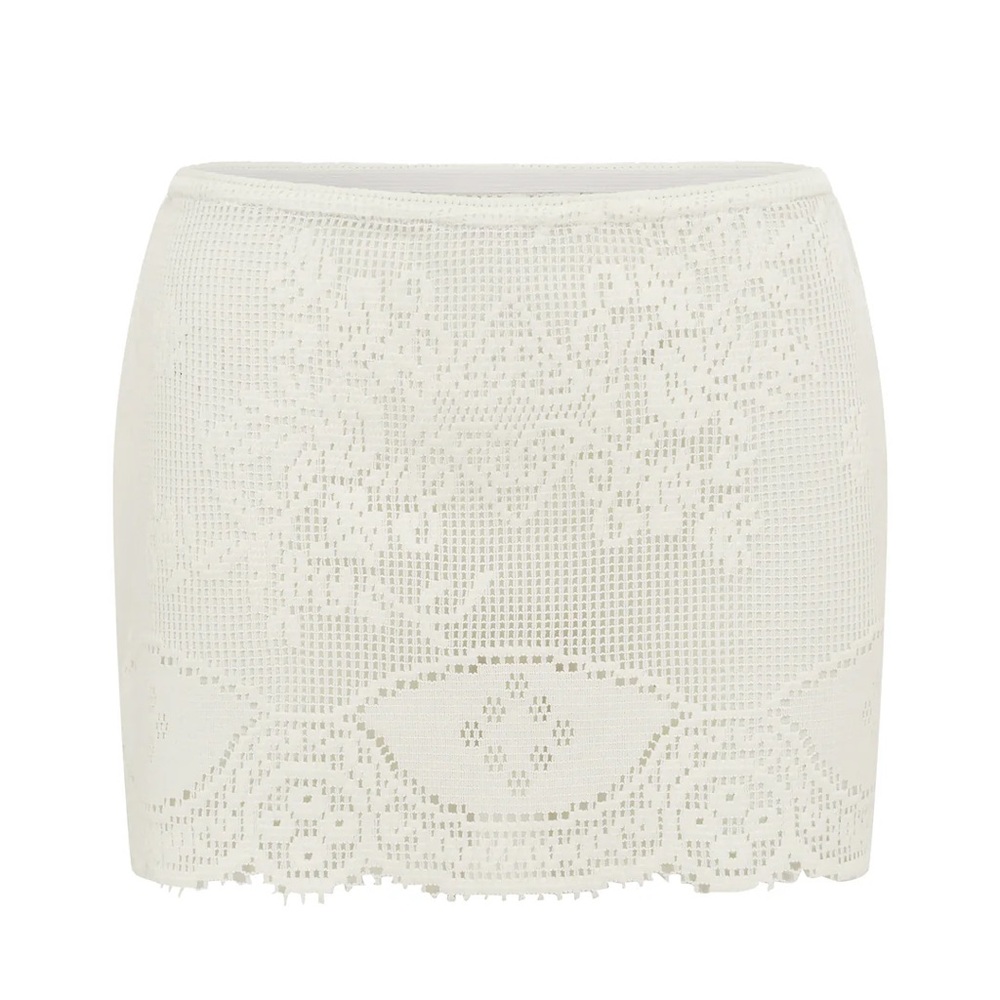 NWT With Jéan | Belinda Skirt - White Lace - Picture 5 of 11